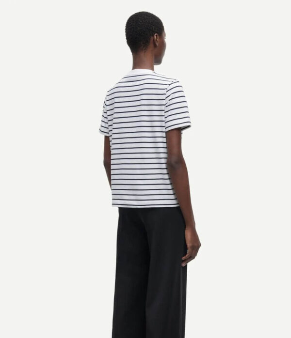 Samsoe Samsoe Camino T shirt in Salute Stripe