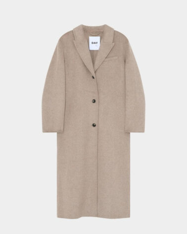 Day Birger Gloria Double Faced Wool Coat in Beige
