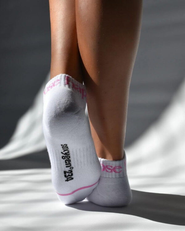 Soxygen Micro Choose Happy Sock in Frost