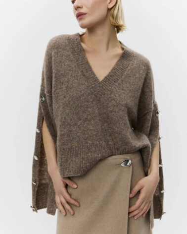 Day Birger Solange Cosy Days Knit  in Wren Melange