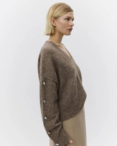 Day Birger Solange Cosy Days Knit  in Wren Melange