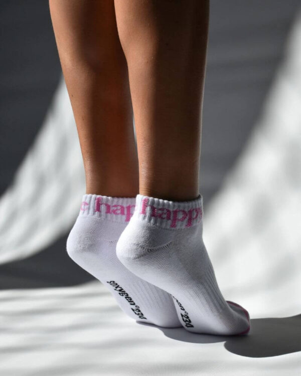 Soxygen Micro Choose Happy Sock in Frost