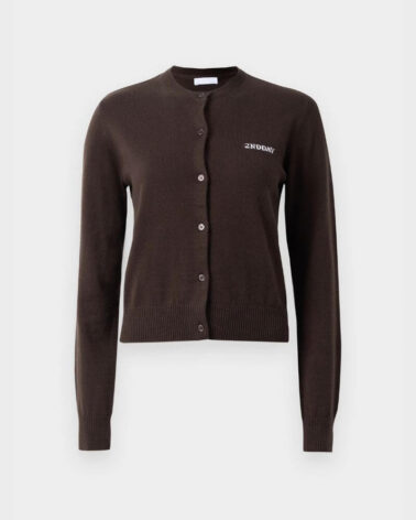 2nd Day Vinny Soft Wool Blend Cardigan in Java