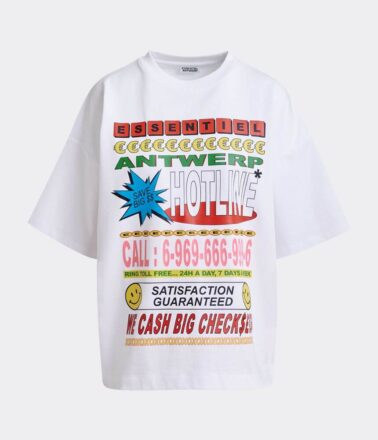 Essentiel Antwerp  Joggan T Shirt in Off White