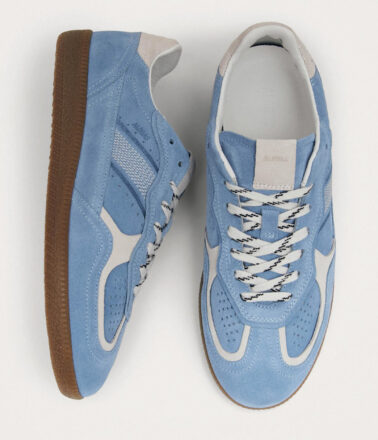 Alohas Tb.490 Rife Cornflower Blue Cream Leather Sneakers