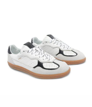 Alohas Tb.490 Rife Grain White Black Leather Sneakers