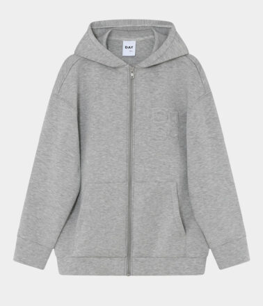 Day Birger Vincy Scuba Cardigan in Grey Melange