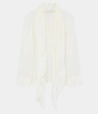 Day Birger Rios Blouse in Matte Crepe Vanilla