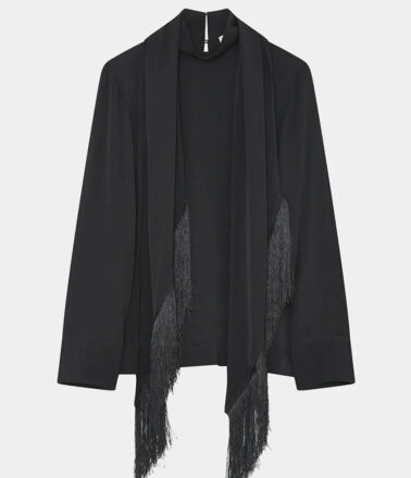 Day Birger Rios Blouse Matte Crepe in Black