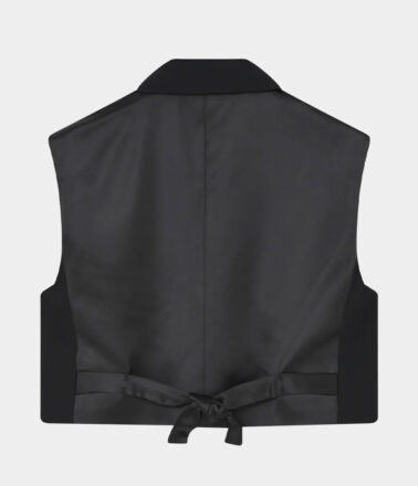 Day Birger Marnie Classic Gabardine Waistcoat in Black