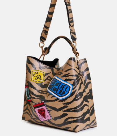 Essentiel Antwerp Joliath Shopper in Combo Black