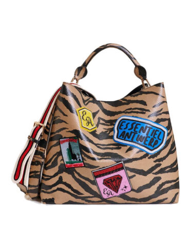 Essentiel Antwerp Joliath Shopper in Combo Black