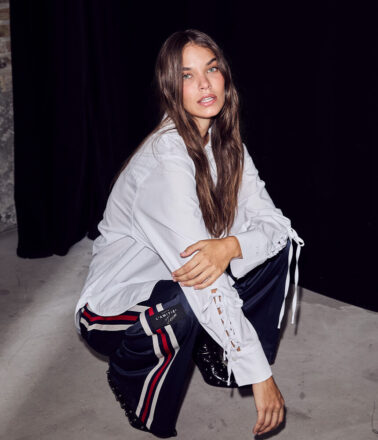 Haute L’Amitié Alvina Pure Tie Shirt in White