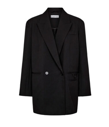 Haute L’Amitie Premiere Oversized Blazer in Black