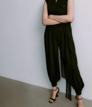 Day Birger Oda Classic Gabardine Trouser in Black