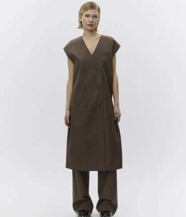 Day Birger Rory Waistcoat in Wren Melange