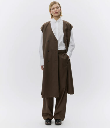 Day Birger Rory Waistcoat in Wren Melange