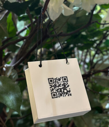 Black White Denim Gift Bag Decoration