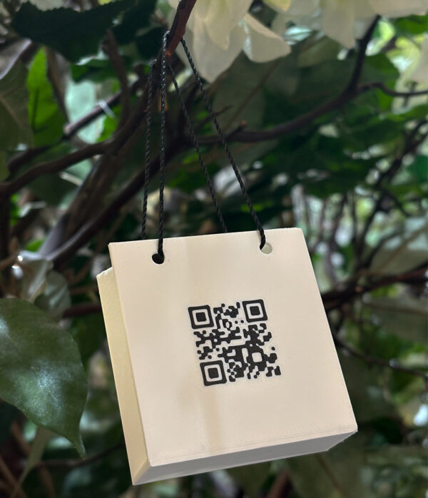 Black White Denim Gift Bag Decoration