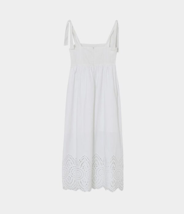 2nd Day Kole Poplin Charm Dress in Brilliant White