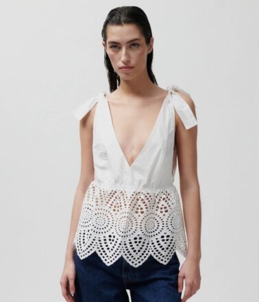 2nd Day Kuna Poplin Charm in Brilliant White