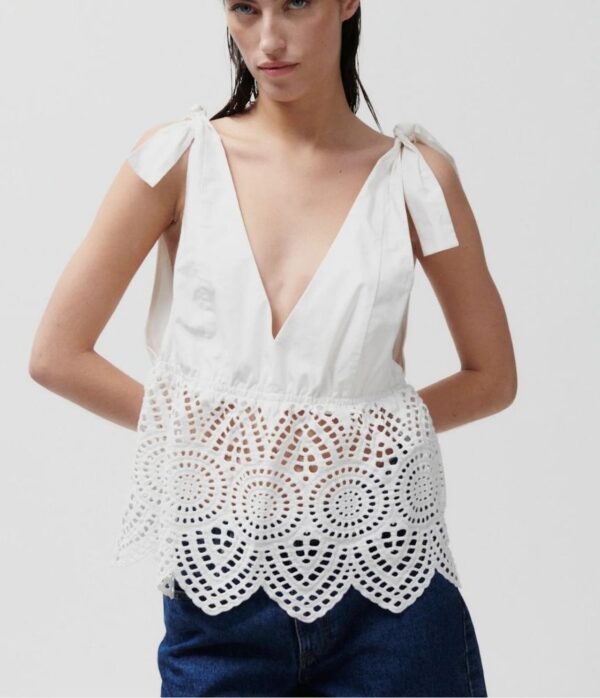 2nd Day Kuna Poplin Charm in Brilliant White