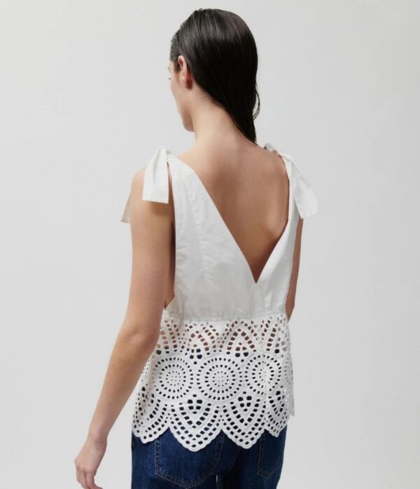 2nd Day Kuna Poplin Charm in Brilliant White