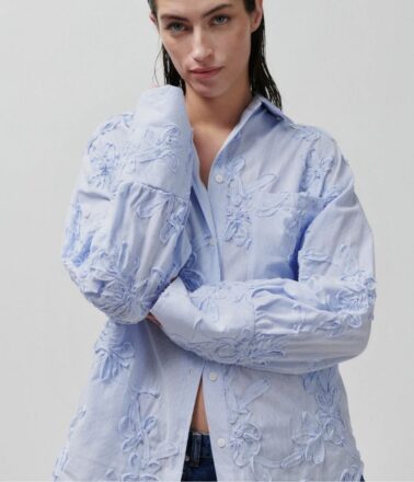 2NDDAY Rumis Crisp Summer Shirt in Serenity