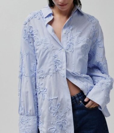 2NDDAY Rumis Crisp Summer Shirt in Serenity