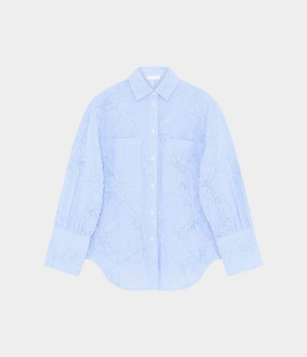 2NDDAY Rumis Crisp Summer Shirt in Serenity