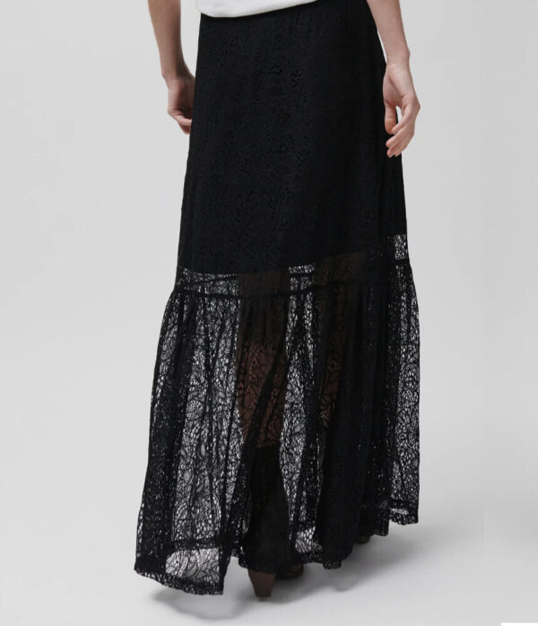 2ND DAY Airy Lace Skirt in Black