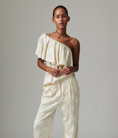 Day Birger Hon Viscose Stitch Top in Jet Stream