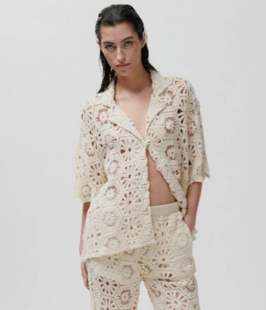 2NDDAY Herra Broderie Skirt in Cashmere Blue