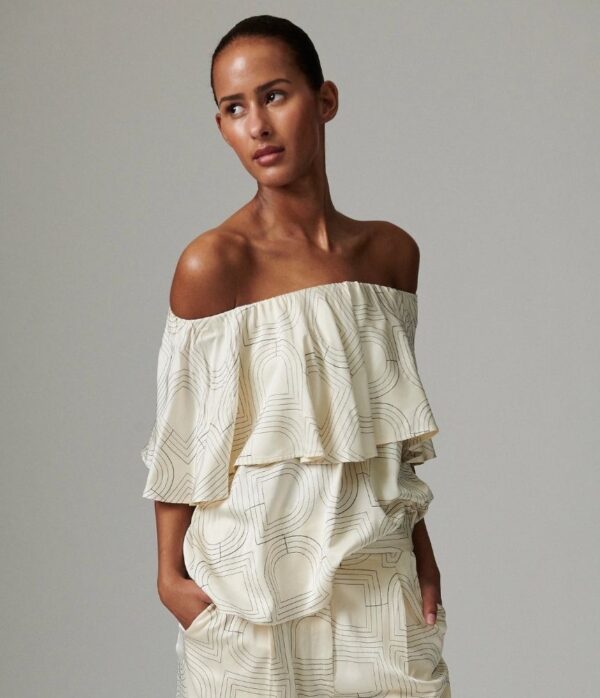 Day Birger Hon Viscose Stitch Top in Jet Stream