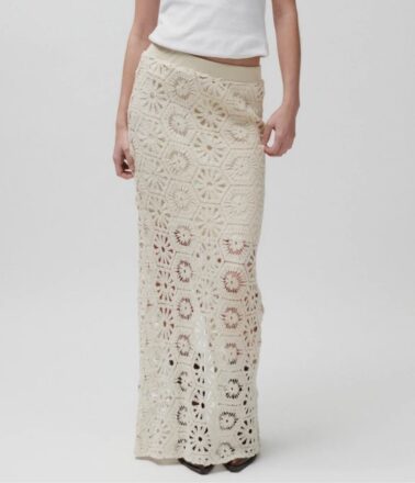 2NDDAY Herra Broderie Skirt in Cashmere Blue