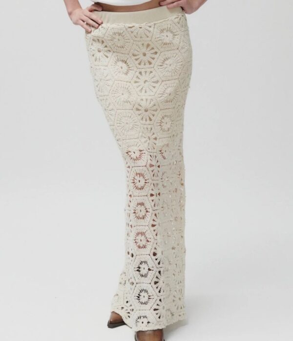 2NDDAY Herra Broderie Skirt in Cashmere Blue