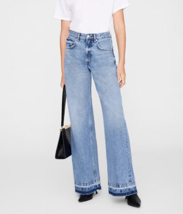 Anine Bing Lewis Jean in Caspian Blue