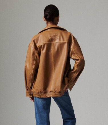 Day Birger Mette Leather Jacket in Rubber