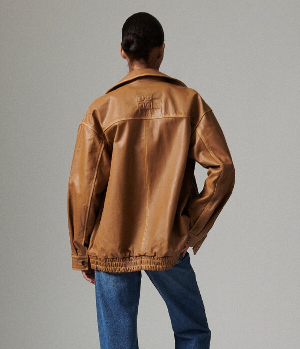 Day Birger Mette Leather Jacket in Rubber