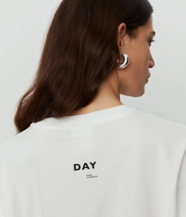 Day Birger Drew Heavy Cotton Top in Bright White