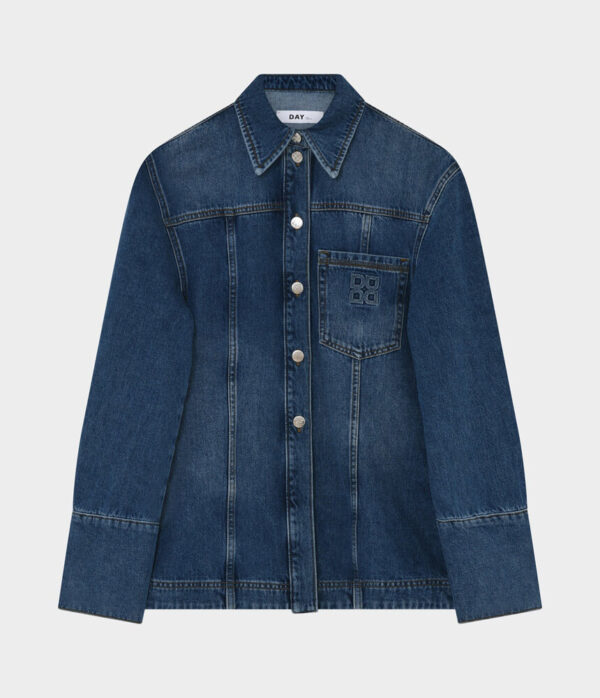 Day Birger Ludmilla Denim Jacket in Medium Blue