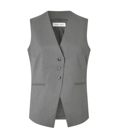 Samsoe Samsoe Satova Vest in Gun Metal