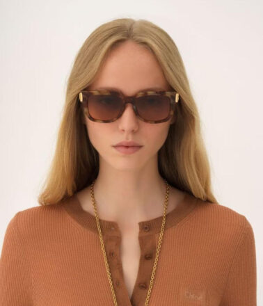 Chloé 349/S-002 54 Holly Sunglasses in Dark Havanna