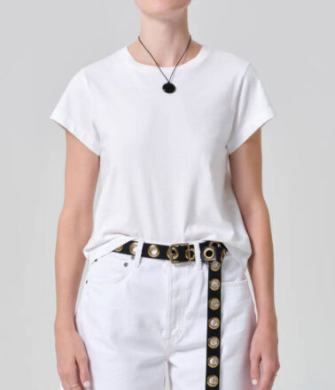 Citizens Of Humanity Kai Baby Tee in White