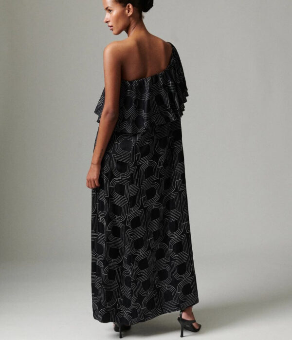 Day Birger Plyma Fluid Viscose Stitch Top in Jet Stream