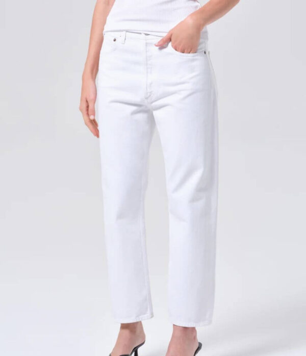 Agolde 90’s Crop in Marshmallow