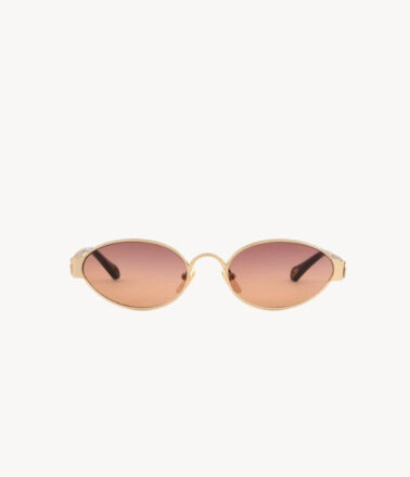 Chloé 355/S-002 54 Holly Sunglasses in Gold Brown