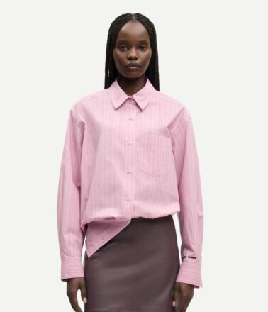 Samsoe Samsoe Salova Pocket Shirt in Orchid Fudge St.