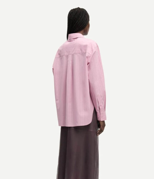 Samsoe Samsoe Salova Pocket Shirt in Orchid Fudge St.