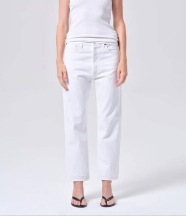 Agolde 90’s Crop in Marshmallow